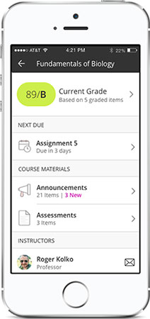 Screen shot of mobile grading centre
