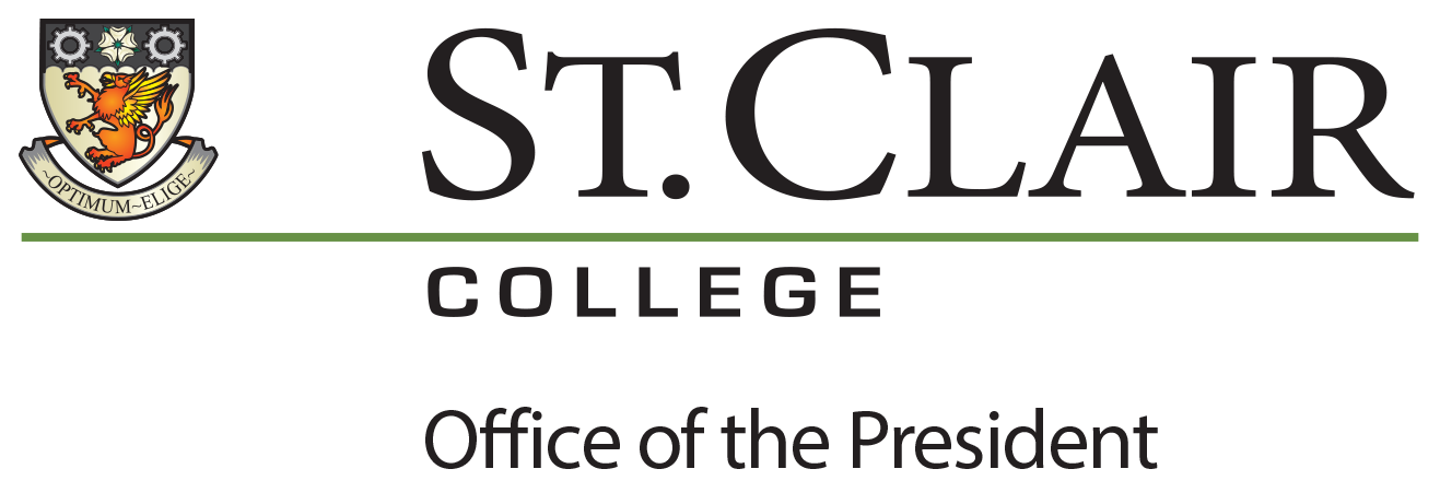 St. Clair College Office of the President Logo