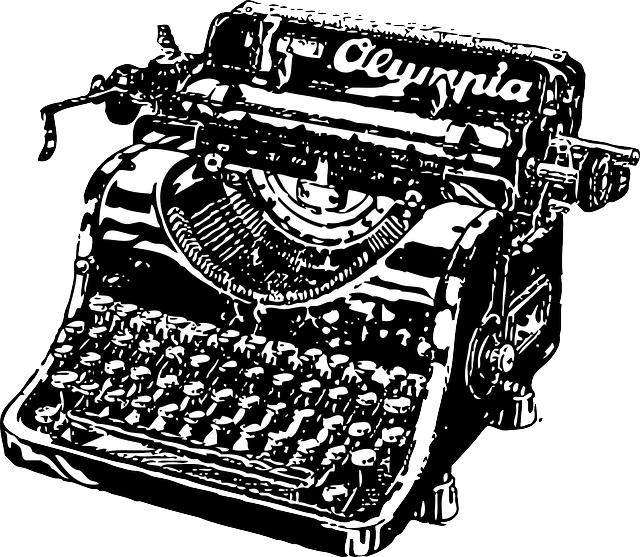vintage typewriter
