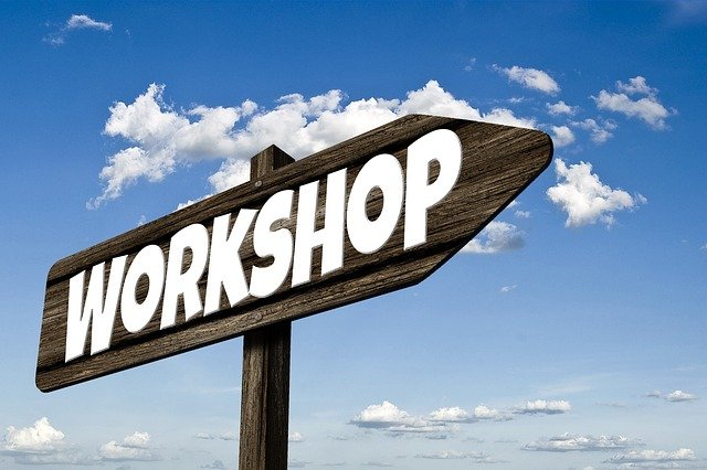 Workshop sign