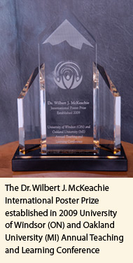 The Dr. Wilbert J. McKeachie International Poster Prize