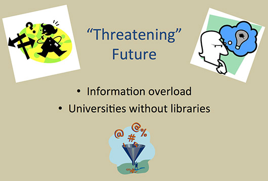 Gwendolyn Ebbett - Threatening Future of Who PowerPoint slide